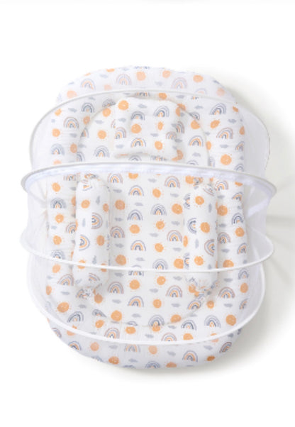Kidspark neo | baby crib | mosquito net | side pillows
