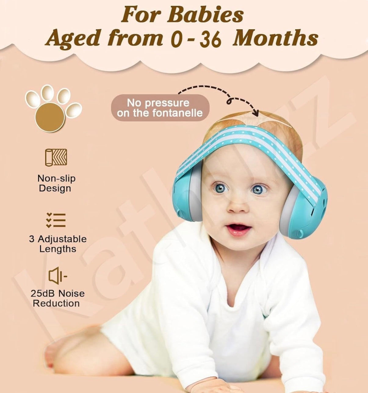 Baby Earmuff | Hearing Protection | flights & sleep made easy
