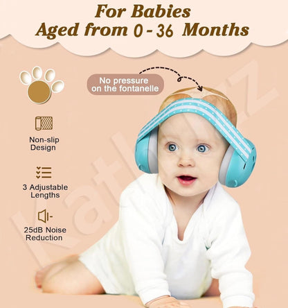 Baby Earmuff | Hearing Protection | flights/weddings & sleep made easy