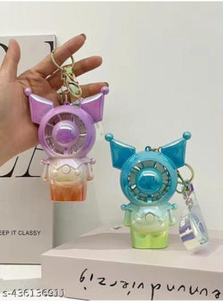 Portable keychain fan | rechargeable | compact (kuromi style) - Kidspark
