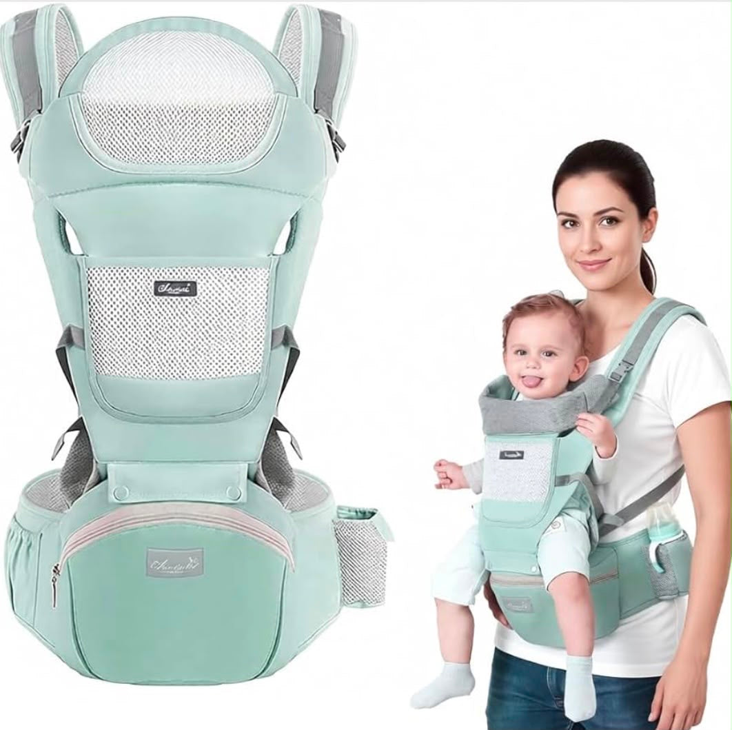 Kidspark nurture pro | premium baby carrier | 360’ positions | wider hip seat | comfort