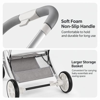 Kidspark Bellini baby stroller | High view reversible seat | All terrain wheels | sleekest design | luxury redefined