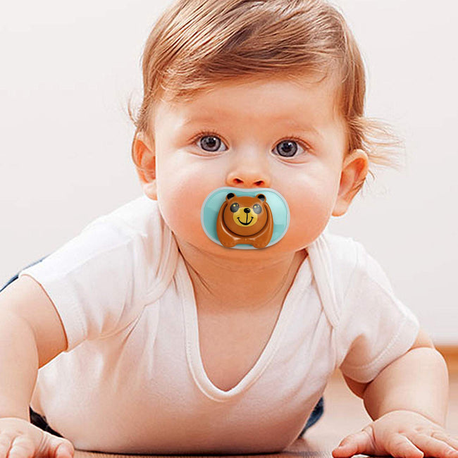 Silicone Nipple Pacifier Soother For (0-6 Months) | food grade | BPA free