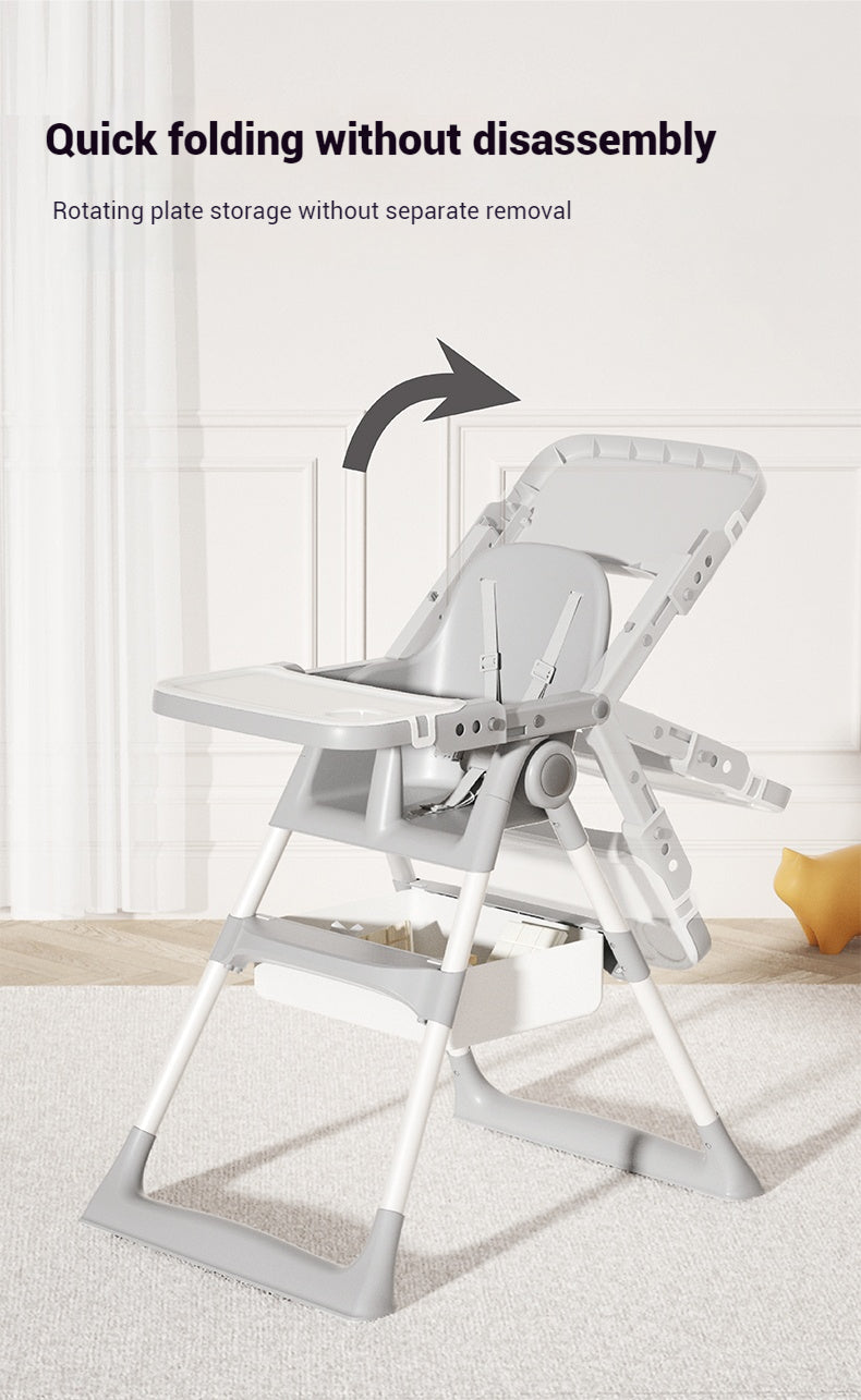 Kidspark Mk3 Highchair | 4 in 1 | feeding | storage | portable | EU standards highchair