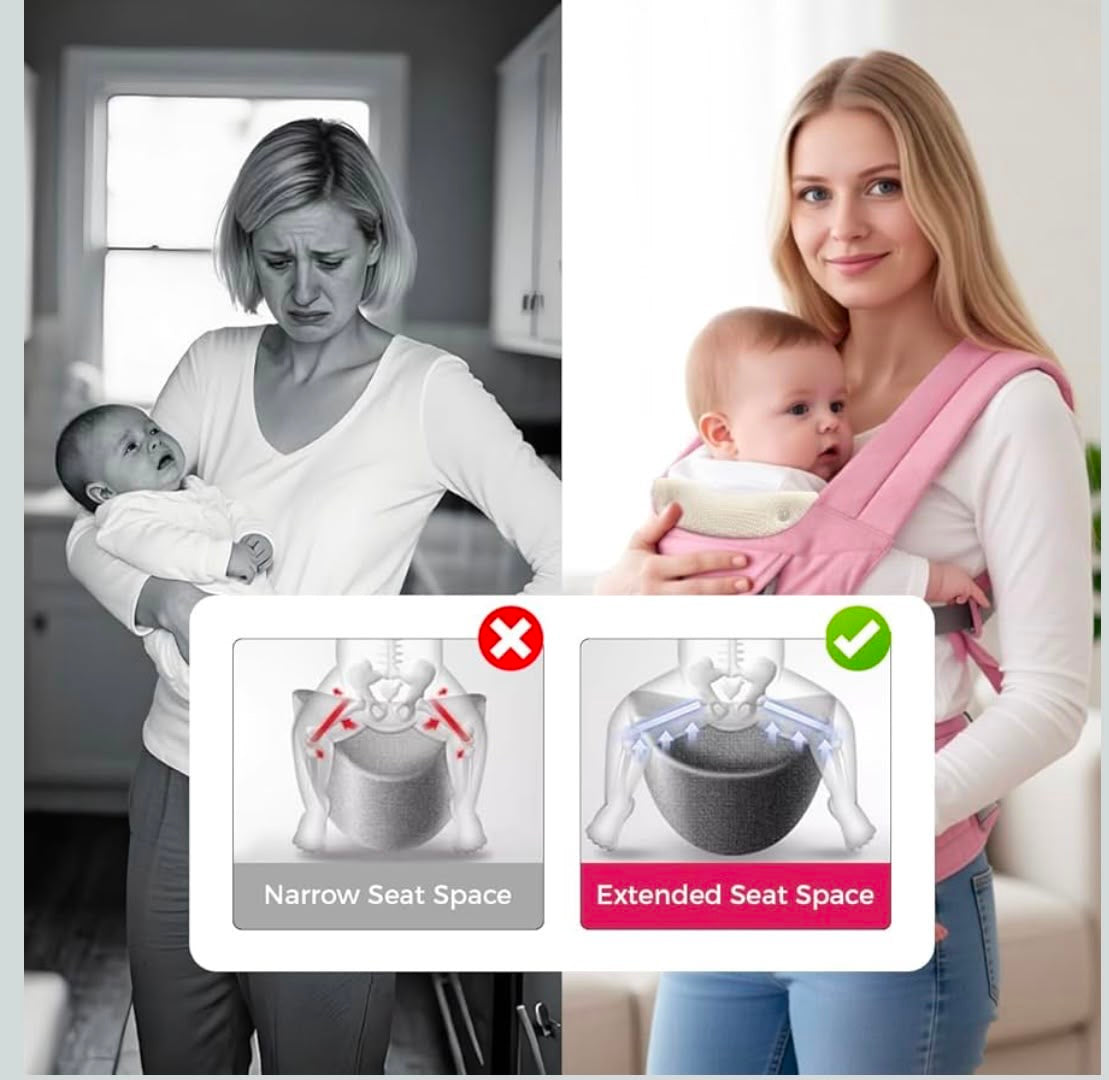 Kidspark nurture pro | premium baby carrier | 360’ positions | wider hip seat | comfort