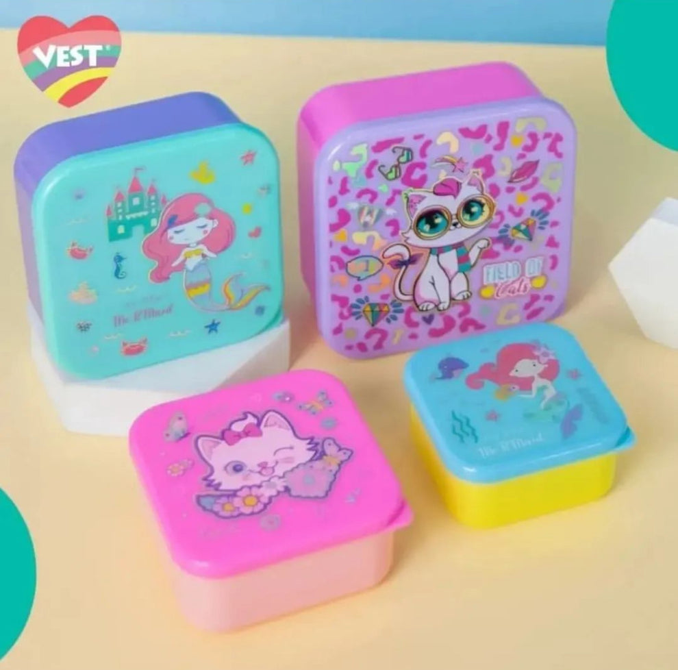 Vest - Lunchbox Set | 4pcs | BPA Free