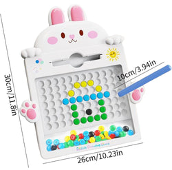 Snow bunny Magnetic Drawing Board: Portable, Educational, Fun - Kidspark