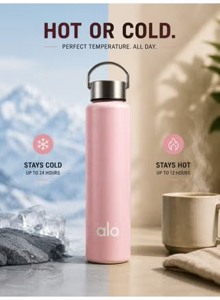 ALO yoga stainless steel insulated water bottle | 24 oz