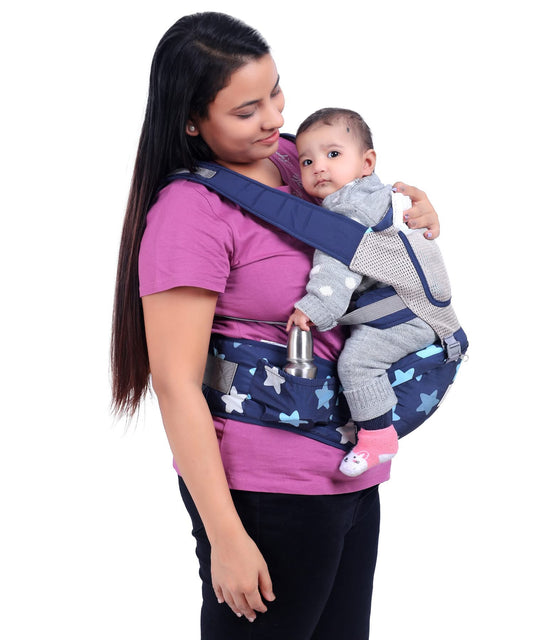 I mama premium korean stars baby carrier | Hip seat | detachable head support | storage