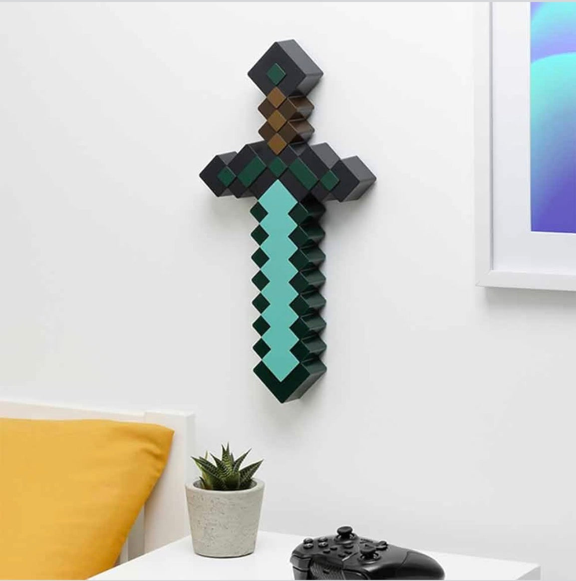 Minecraft Diamond Sword Light with stand - 6 Dynamic Light Modes