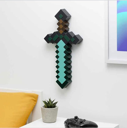 Minecraft Diamond Sword Light with stand - 6 Dynamic Light Modes