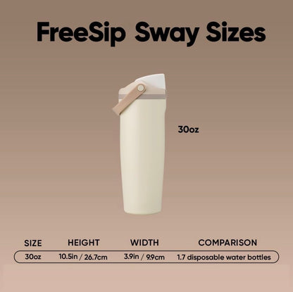Owala sway | 30 oz | stainless steel tumbler | 2 in 1 lid