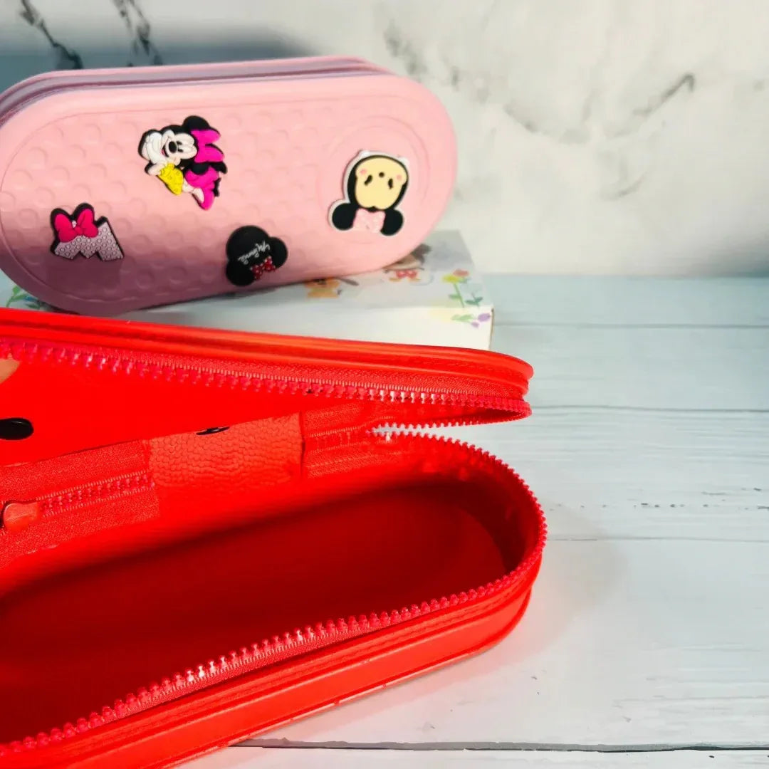 Disney mickey &minnie Silicone EVA pouch