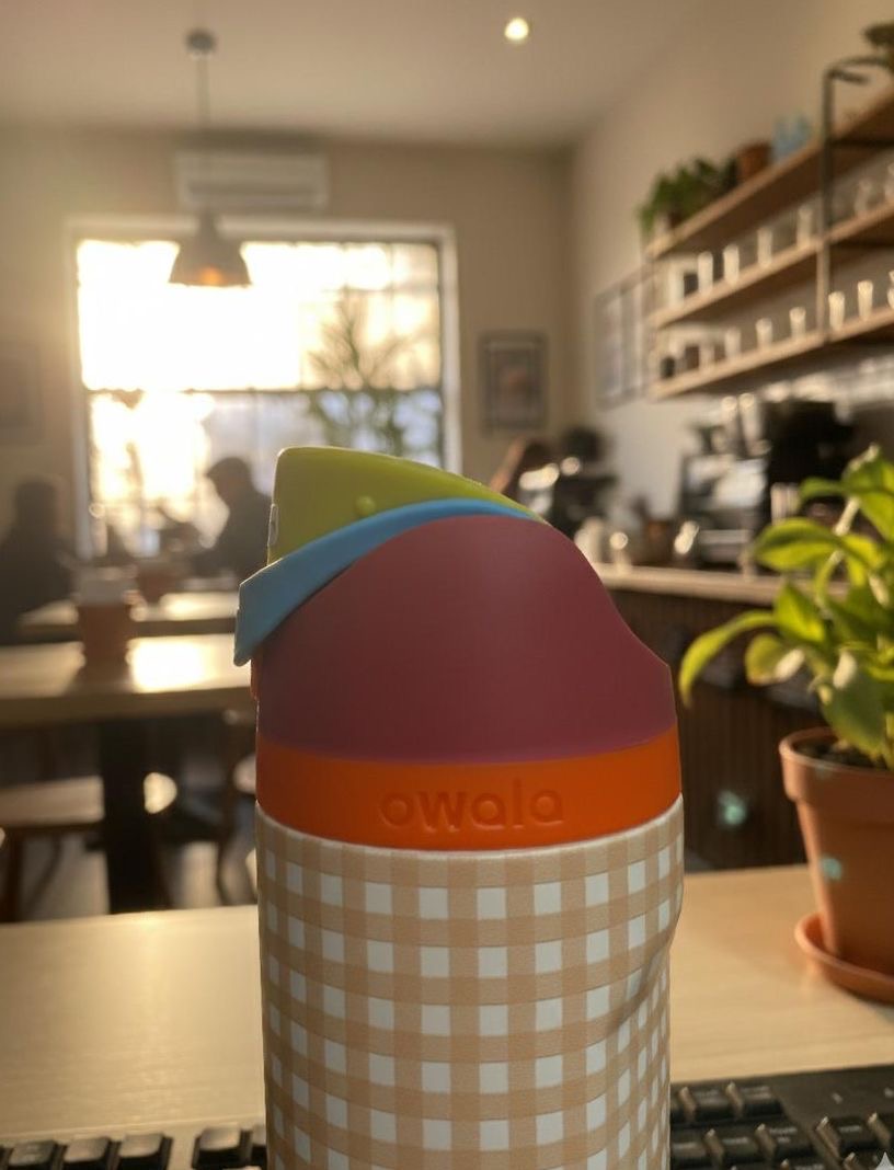 Owala | striped yellow | FreeSip - 710ml | 24 oz