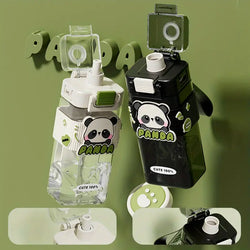 Cute panda bamboo style sipper 🐼- 650 ml - Kidspark
