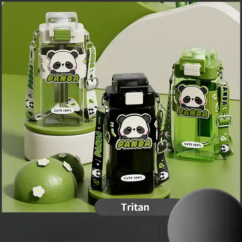 Cute panda bamboo style sipper 🐼- 650 ml