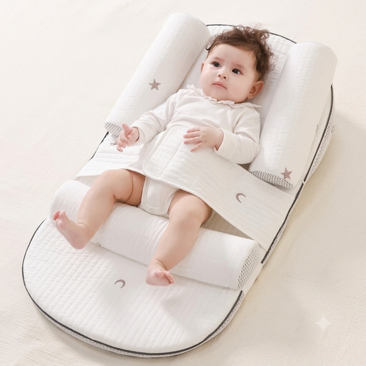 Kidspark Adjustable baby breastfeeding pillow | baby bed-in-bed, anti-colic | anti-spit
