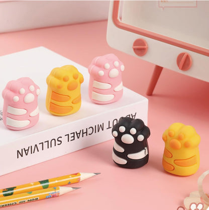 Cute cat paw sharpeners