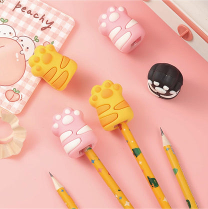 Cute cat paw sharpeners