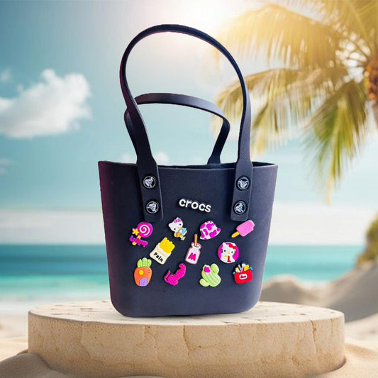 Crocs - medium multipurpose beach bag black