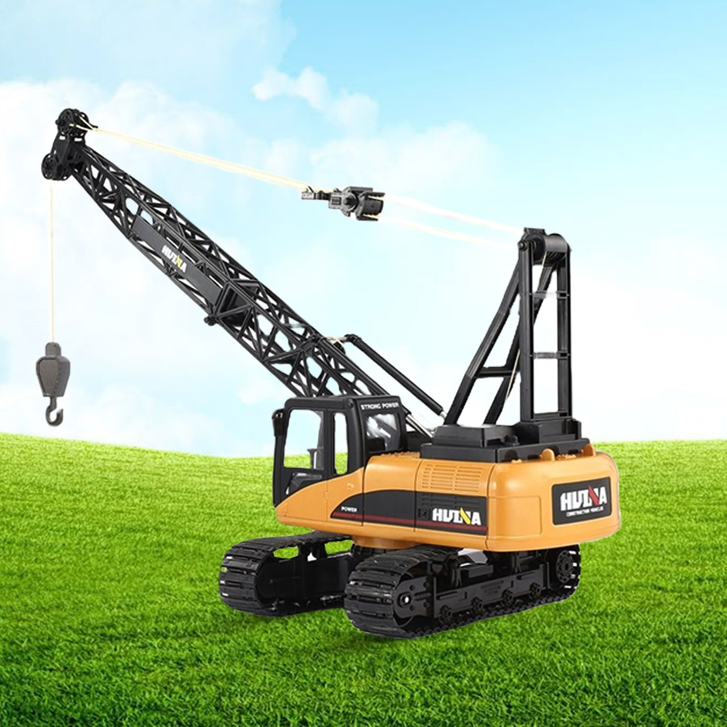 HUINA 1572 RC metal die cast Crane | 1:14 | 15-CH | 2.4 GHZ | Sounds & Lights | remote control crane