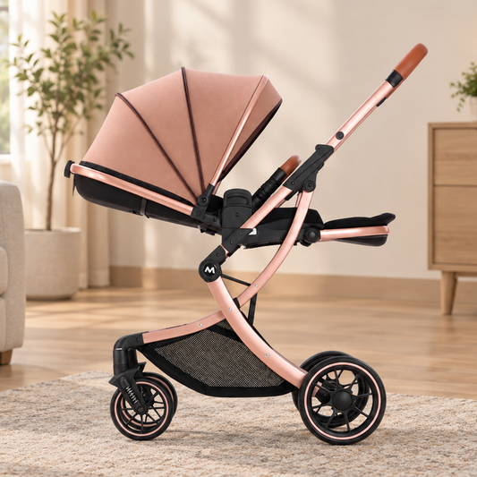 Kidspark Bellini baby stroller | High view reversible seat | All terrain wheels | sleekest design | luxury redefined