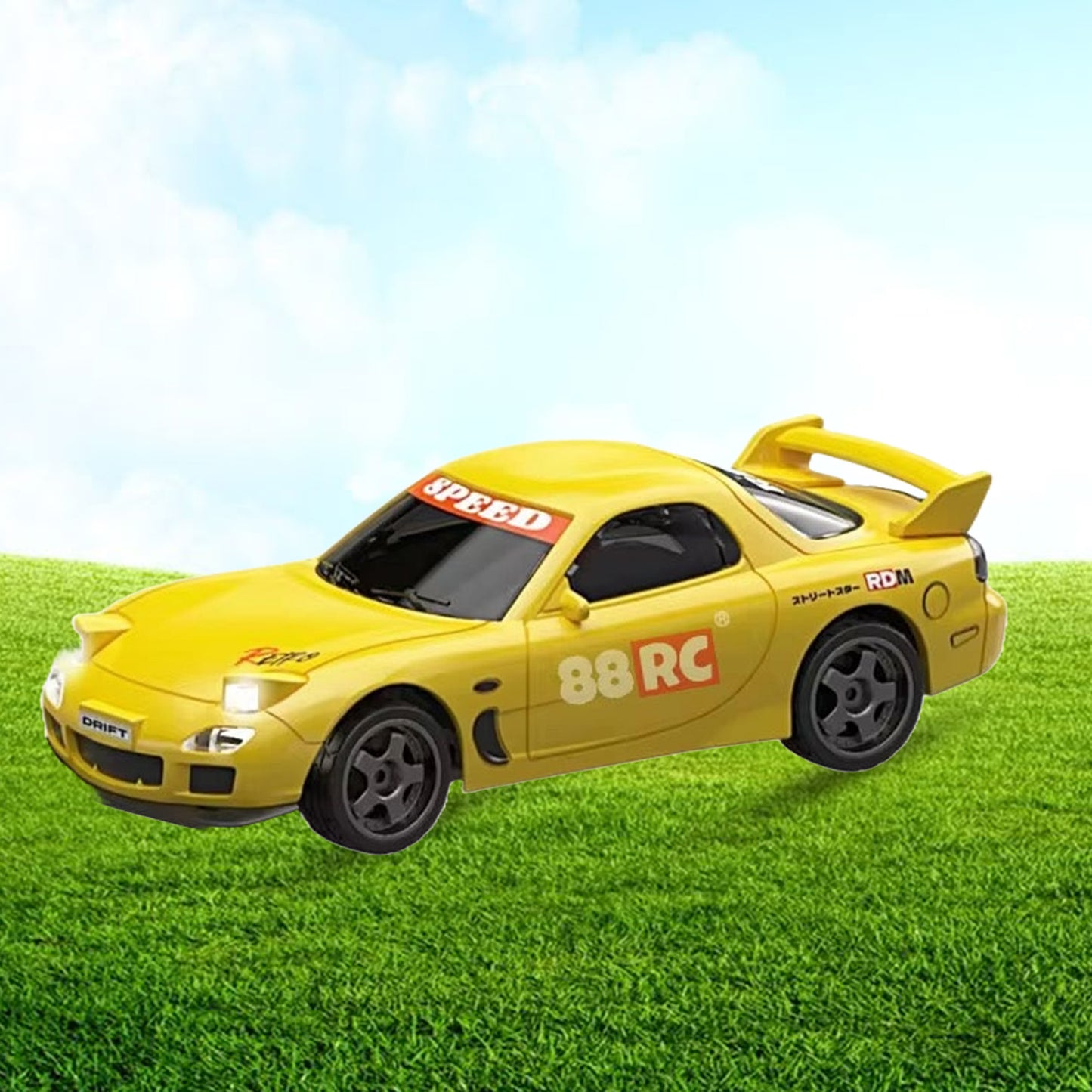 Whoosh metal RC car (RX7) |1 : 43| 4WD | Drift | 15km/H