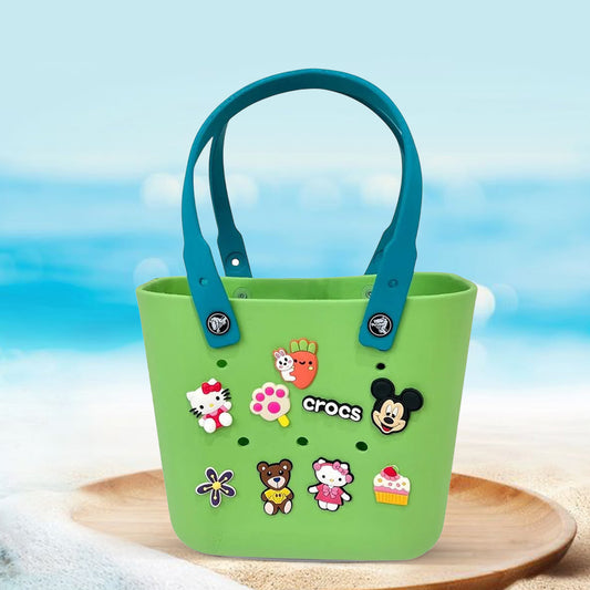 Crocs - medium multipurpose beach bag green