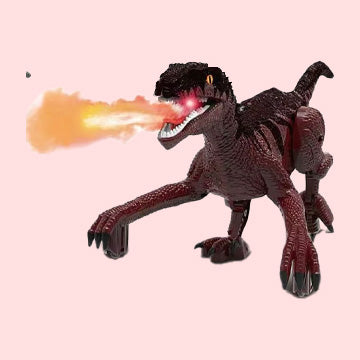 Dino toy with simulated spray, realistic walk and sound for your loved ones