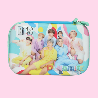 School Kids Hard Case BTS Print Pencil Pouch big size