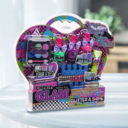 GLAM glitter & shine nail make over set for your tots - Kidspark