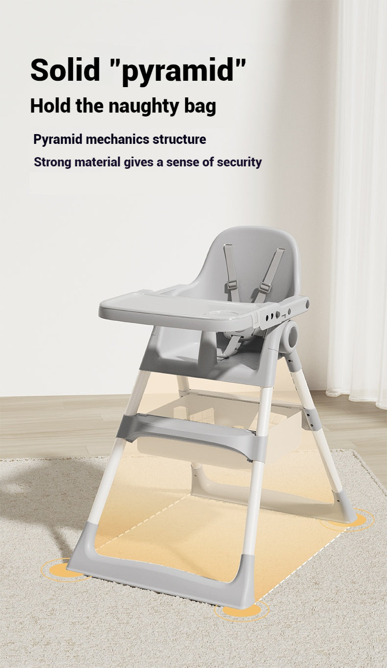 Kidspark Mk3 Highchair | 4 in 1 | feeding | storage | portable | EU standards highchair