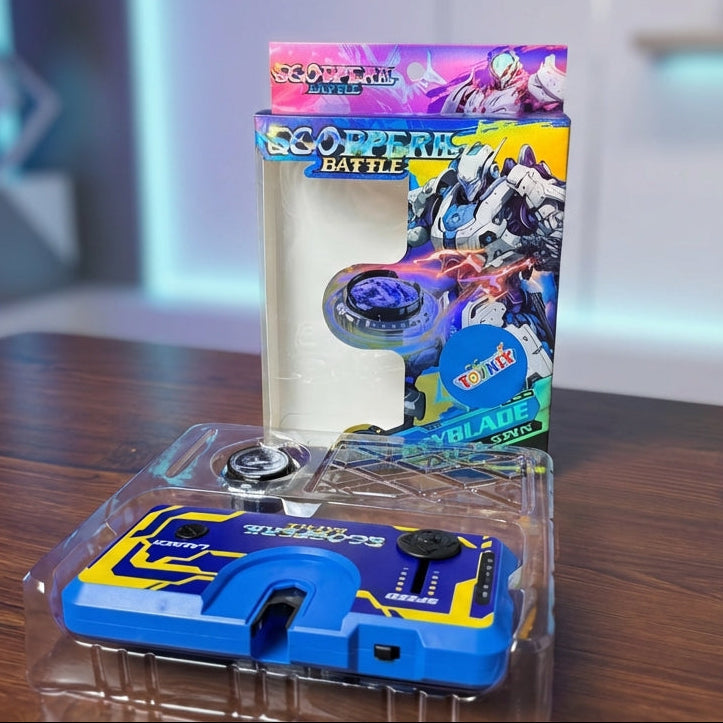 Beyblade electric battle spin launcher + metal beyblade