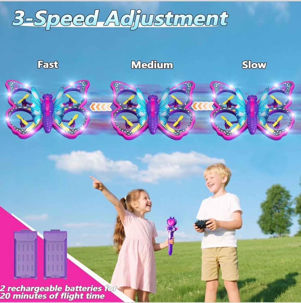 4DRC V40 Flying Remote Control butterfly Drone