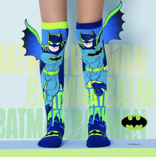 Premium quality 3D knee high Batman socks for boys