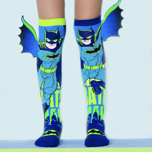 Premium quality 3D knee high Batman socks for boys