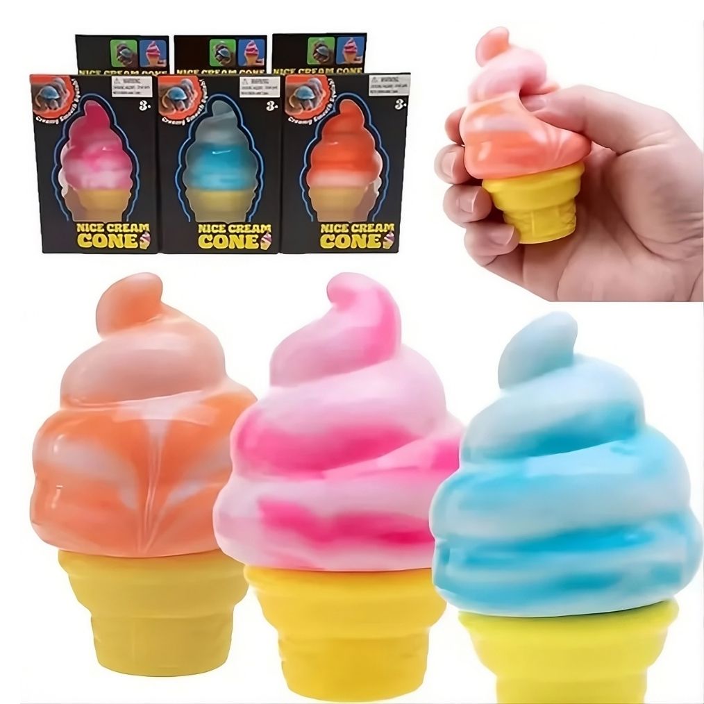 Nee doh- ice cream cone squishy toy