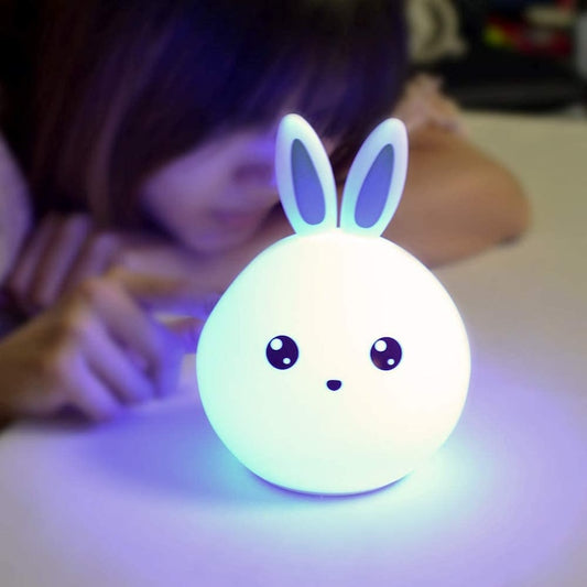 Rabbit premium quality silicone night lamp - Kidspark