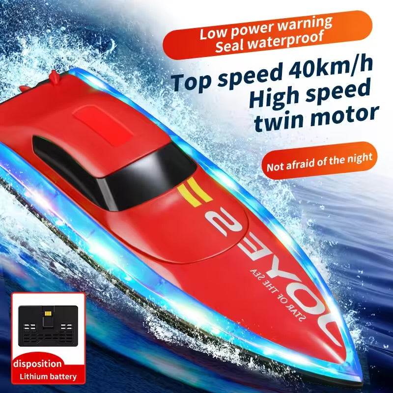 Speed boat | remote control | dual motor | nightlight