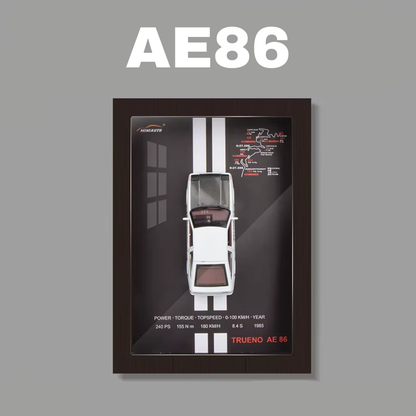 3D Sports Car Frames - 1:32 metal die cast Model