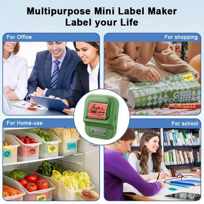 Portable 2 mini wireless 203 dpi thermal label printer