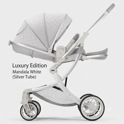 Kidspark Bellini baby stroller | High view reversible seat | All terrain wheels | sleekest design | luxury redefined