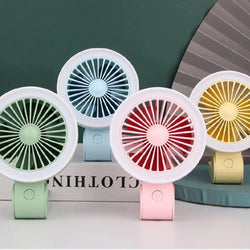 Portable USB Mini Handheld Fan: Folding Fill Light, Multifunctional, Compact for Students, Outdoor Use, Summer Cooling - Kidspark
