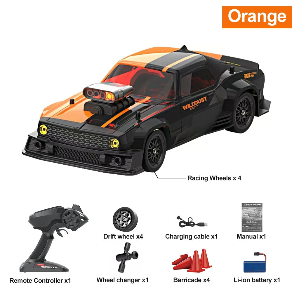 Whoosh metal RC car (DC 163A RTR)  |1 : 16 | Gyro | 4WD | Drift | 50km/H