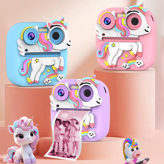 Print camera | 1080P | dual lens | flashlight | Games