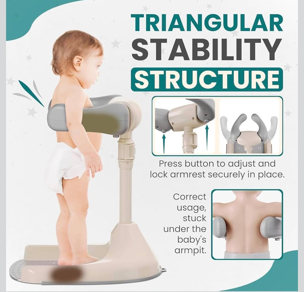Baby bath holder | adjustable | anti slip | portable