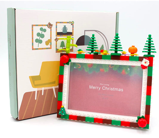 Building blocks DIY lovely Christmas photo frame! ( 4’ X 6’ )