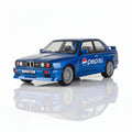 Che Zhi BMW M3 E30 Pepsi 1:24 Diecast Pull Back Car Light Sound Open Doors