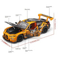CCA 68296K BMW M4 GT3 1:24 Alloy Diecast Car Model – Yellow