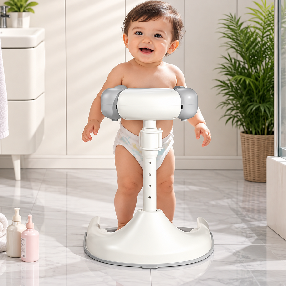 Baby bath holder | adjustable | anti slip | portable